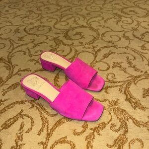 Vince Camuto Hot Pink Women's Slide Sandals